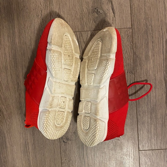 Streetwear Society Red Sneakers Size 8 - Picture 3 of 3